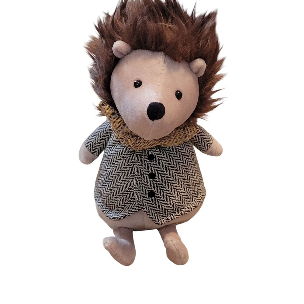 Riverside Rambler Hedgehog Jellycat London Plush Porcupine Vest Shirt Scarf Fall